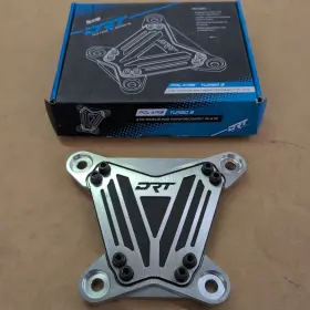 20010rr91200 Drt Motorsports Polaris Rzr Turbo S 3-pc Billet Aluminum Radius Rod Plate- Silver