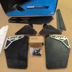 30005pt03200 Drt Motorsports Billet Aluminum Extended Rear Mud Rock Flap Guards- Can Am Maverick R 2024