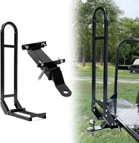 At-01 Ecotric Golf Cart Rear Grab Bar Universal And Trailer Hitch With Receiver