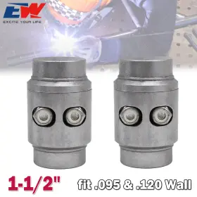 Ew-s219v01 Elitewill 2pcs 1-1/2 Inch Weld In Tube Connectors Adapter Roll Cage Bungs For .095 &.120 Wall