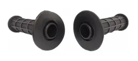 42-24650-1 Emgo Motocross Mx 7/8 Inch 115 Mm Handlebar Atv Quad Grips Black Fits Suzuki Ktm