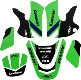 27-02148 Factory Effex - Evo 20 Graphic Kit Kawasaki Kx 85/112/450 85 112 450