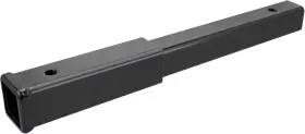 Extension18 Geksion 2292501 18 Inch Hitch Extender For 2 Receivers Black Powder