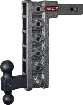 Gh-031 Gen-y Hitch Gh-316 Mega-duty Adjustable 12.5 Inch Drop With Dual-ball For
