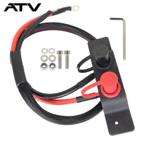 Ast2070076 Genrics For Can-am Maverick X3 Remote Battery Terminal Relocation Kit Jump Post