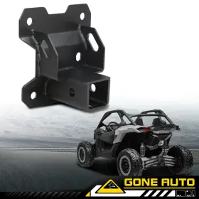 Gon090213 Gone-auto Fit For 2016-2021 Can-am Maverick X3 Turbo 2 Inch Rear Receiver Tow Hitch Plate