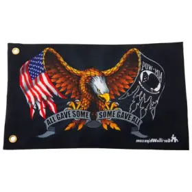 12x18-rep-4000-ea Gorilla Whips Double Sided Triple Stitched Replacement Flag With Grommets Eagle
