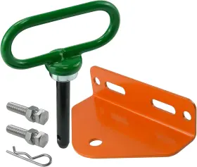 Ga-1048 Gradora Universal Towing Hitch Kit 3/4 Inch Zero Turn Mower And 1/2 Green Orange