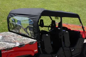 Yv6rc-11 Greene Mountain Yamaha Viking Vi 6 Seat 2015 Soft Sun Top Roof Cap Black