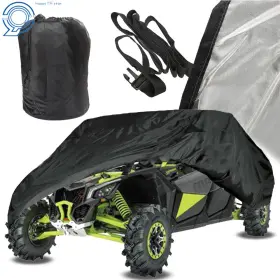 Hp68220 Happy19star Sxs Utility Vehicle Cover Storage For 2018 Can-am Maverick X3 Max 4x4 Turbo Dps