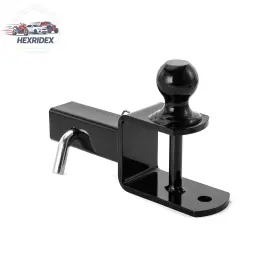 80107029 He Utv Atv 3 In 1 Ball Mount For All 2x2 Inch Receiver Hitches 3500 Lbs Towing Capacity