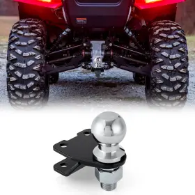 80107032 He Heavy-duty Steel 2.0 Inch Trailer Ball Hitch Mount For Honda Rincon Trx650 /trx680