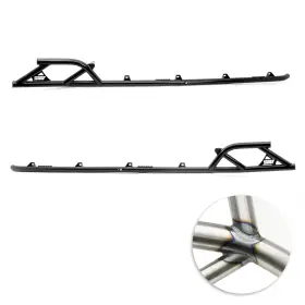 9295517895 Hmf Racing Rock Sliders For Kawasaki Krx 4 1000 20-25 Raw
