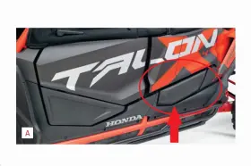 Honda 08p71-hl7-a20 Genuine 2020-26 Talon 1000x-4 Rear Lower Door Panels New