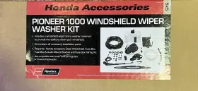 0se10-hl4-a01 Honda 2022-2024 Genuine Pioneer 1000 Windshield Wiper And Washer Kit