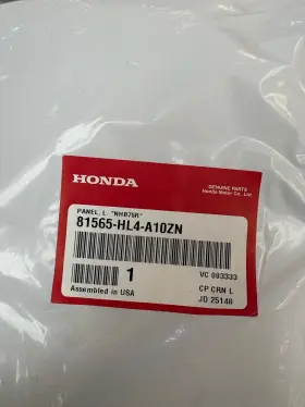 81565-hl4-a10zn Honda Oem Part# Panel L Inch Nhb75r Vapor White