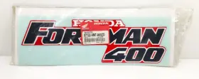 87122-hm7-a00zd Honda Genuine Trx400 Foreman 400 Oem Fuel Tank Emblem Decal New