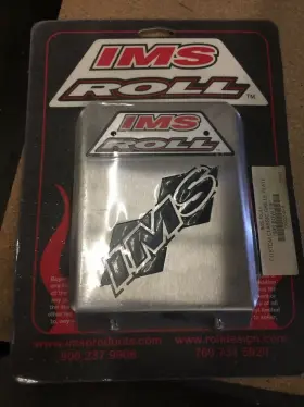 720022-bar Ims / Roll Design Atv Quad Utv Front Bumper Grille Plate Ornament Bow Tie Logo