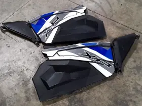 791.ch9217 Jeep Polaris Rzr 1000 Xp Blue And White Doors Pair Left Right 2017 111745