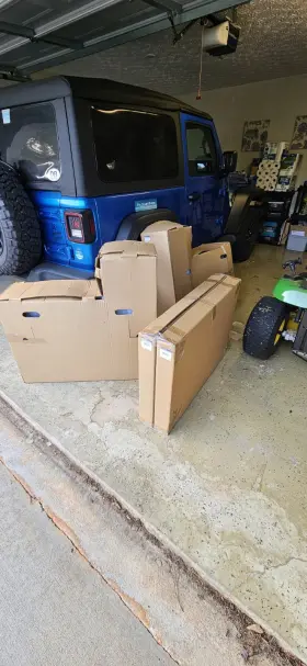 Mw738393-1 Jeep 2021 Wrangler Jl Mopar Half Doors Hydro Blue Brand New Still In Box