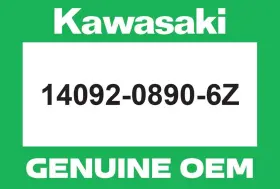 14092-0890-6z Kawasaki - Cover Side Rh F. Black
