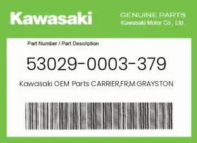 53029-0003-379 Kawasaki Genuine Carrier Fr M.graystone -