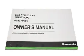 9987-7967 Kawasaki 18 Mule 4000 2x4 Owners Manual Kaf620p