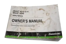 99987-1901 Kawasaki 17 Mule 4000 2x4 Owners Manual Kaf620pf