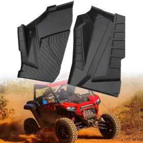 B0107-03205-bk-ey Kemimoto 2pcs Tpe Floor Mats Liners For Polaris Rzr Xp 1000/4 1000 2024-2025