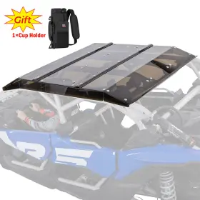 B0112-06304-sk Kemimoto 1/4 Inch Poly Utv Dark Tinted Roof Top For Can Am Maverick X3 Max Turbo Rr 2017-2025