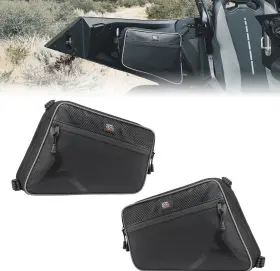 B0113-12901bk Kemimoto For Cf-moto Zforce 950 Sport Utv Lower Door Storage Bags 2020-2024 2pcs