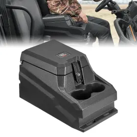B0113-16901bk-ey Kemimoto Bench Seat Center Console Armrest Box For Can Am Defender Hd5 Hd8 Hd9 Hd10 Max