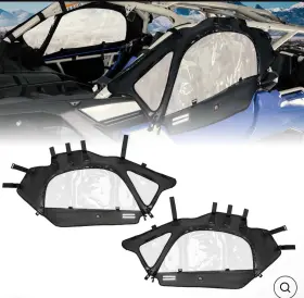 Fqws009 Kemimoto One Pair For Can Am Maverick X3 Utv Soft Upper Door Enclosure Set 2017-2025