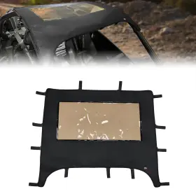 Kmb0112-06309-bk Kemimoto Soft Top Roof For Polaris Rzr Pro R Black Waterproof W Tinted Skylight