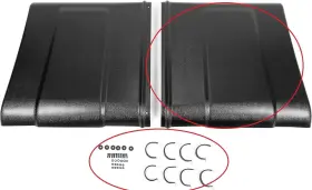 Pr-p-ran-09xp Kuafu Pr-p-ran-09xp#re Heavy Duty Plastic Roof For Polaris Ranger Xp 800 2009-2014 - Single Panel