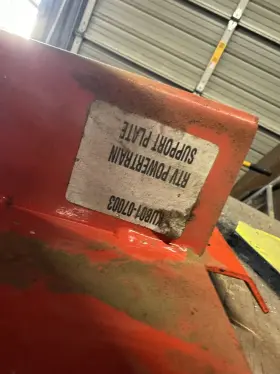 Kub01-07003 Kubota Nos Rtv Powertrain Support Plate #