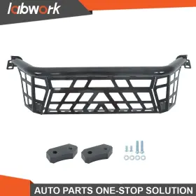 Lymm-153 Labwork Luggage Rack Steel Bed Shell Rear Panel For Kawasaki Teryx Krx 1000 20-23 Black