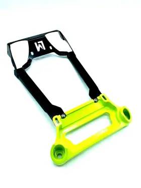 Lmu-sht-02-01-mgpc Lm-utv Can-am Maverick X3 Complete Billet Shock Tower Brace And Gusset Kit Green
