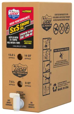 18033 Lucas Oil High Performance Semi-synthetic Atv Engine - 6 Gal