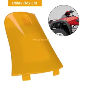 61110-hn8-000zc M Mati Yellow Utility Storage Box Lid Cover For Honda Trx 680 650 Rincon