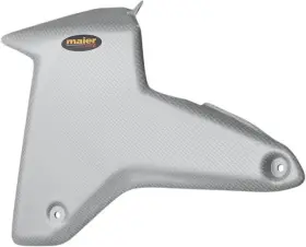 17805-31 Maier Manufacturing Radiator Air Scoops White Carbon Fiber Look Fits Suzuki Quadracer 450