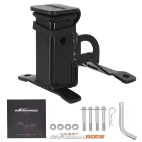 1kg2yl Maxpeedingrods 2 Inch Heavy Duty Hitch For Polaris Rzr Pro Xp/4 2020 Black Powder Coated Steel