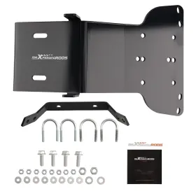1mkh8z Maxpeedingrods Winch Mount Plate Kit Fit For 2000-2007 Honda Rancher 350/400 4 7/8 Inch Heavy-duty