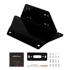 2cdh4t Maxpeedingrods Winch Mount Plate Kit For Polaris Ranger Xp 1000 And Crew Kinetic 2012-2025 Utv