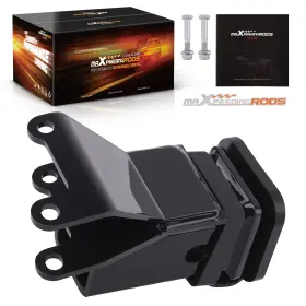 3oiq82 Maxpeedingrods 2 Inch Atv Hitch Mount For Honda Foreman Trx450 Trx500 Trx520 2002-2024 Black Steel