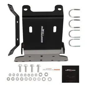 4o587x Maxpeedingrods Atv Winch Mount Kit For 2000-2007 Honda Rancher Trx350/trx400 Heavy-duty Steel