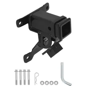 52u83c Maxpeedingrods 2 Inch Rear Trailer Hitch Kit For Polaris Rzr Pro Xp / 4 2020 Bolt-on Black