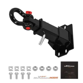 Maxpeedingrods 583alp Heavy Duty Hitch Mount For Polaris Ranger 1000 Premium 2020-2024 2 Inch Receiver