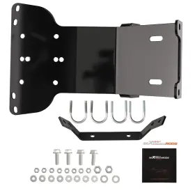 58r7iw Maxpeedingrods Winch Mount Plate Bracket Kit Fits For Honda Rancher Atv Powder Coated Steel