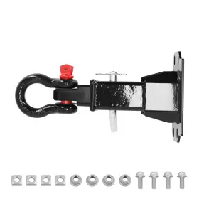 Maxpeedingrods 6jvh90 Steel Trailer Hitch Receiver 2 Inch Attachment For Polaris Ranger 1000 Xp 2018-24
